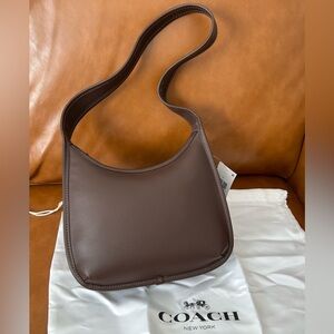 Coach Curve Zip Small Leather Shoulder Bag